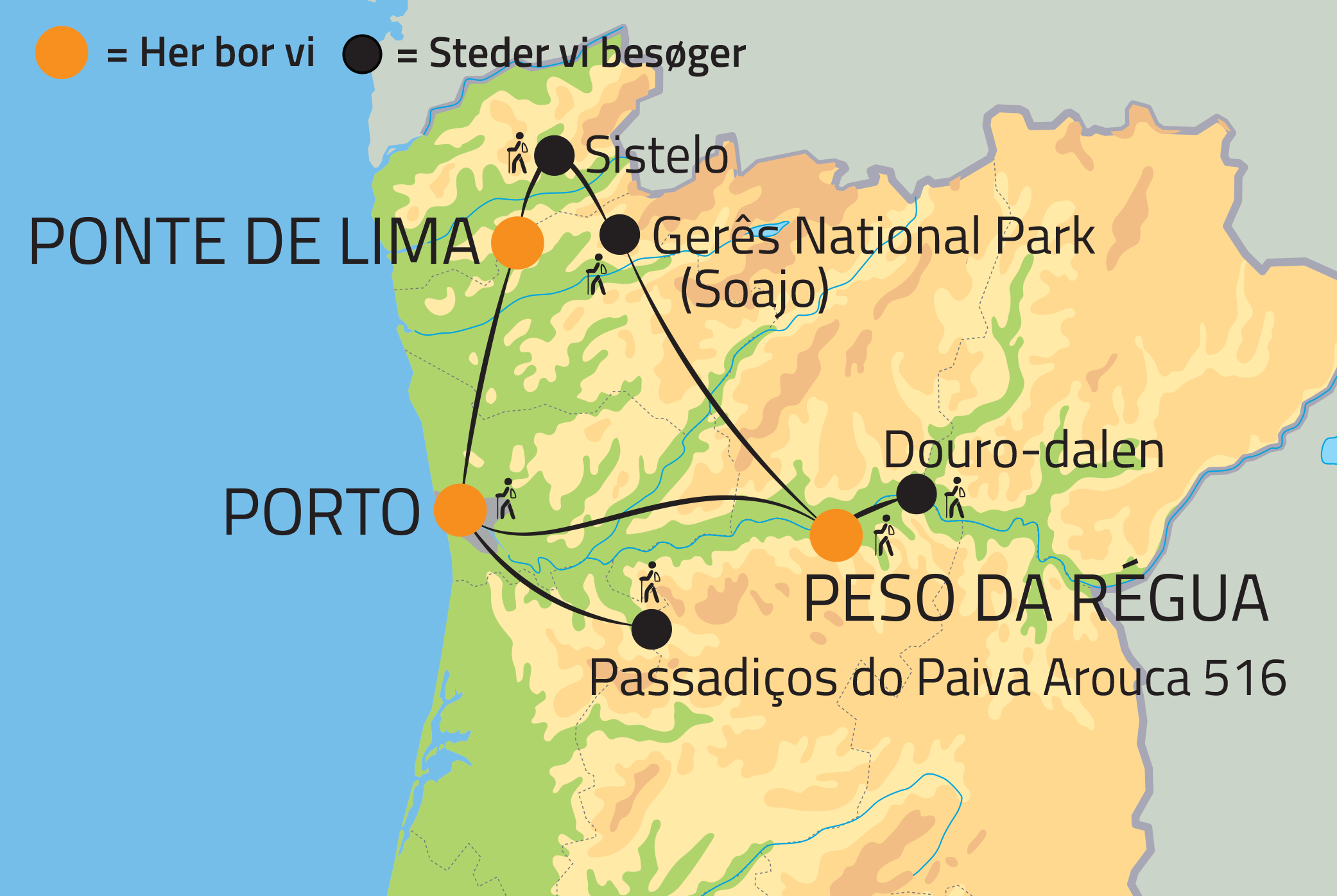 Vandringer i det nordlige Portugal